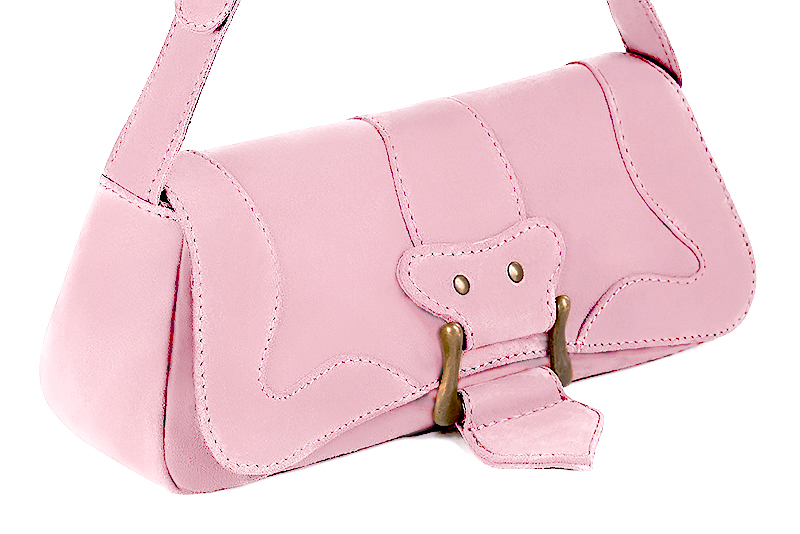Handcrafted women's small luxurious elegant handbag in premium light pink leather. Perfect for elevated everyday style.   
                Choose from our luxurious collections of leather and fabric to perfectly match your handbags to your outfits.